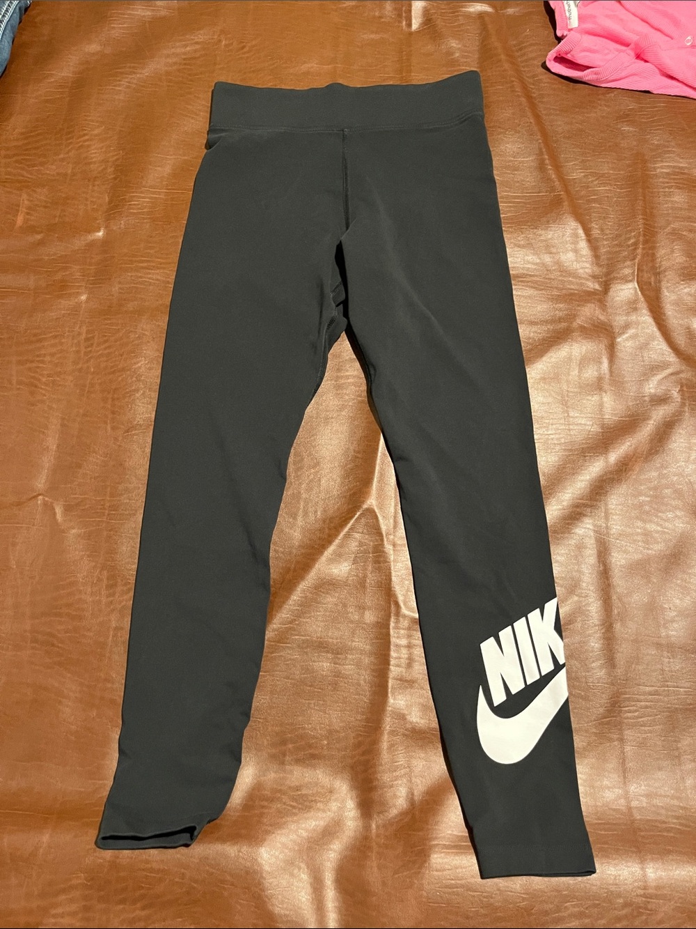 Nike Black Leggings with White Logo